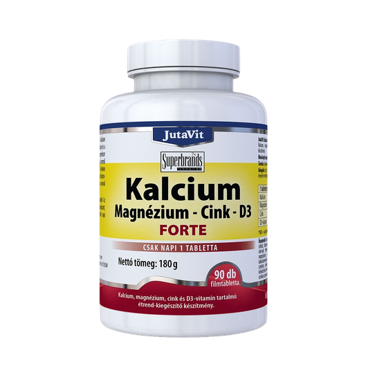 JutaVit Calcium+Magnézium+Cink tabletta forte (90x)
