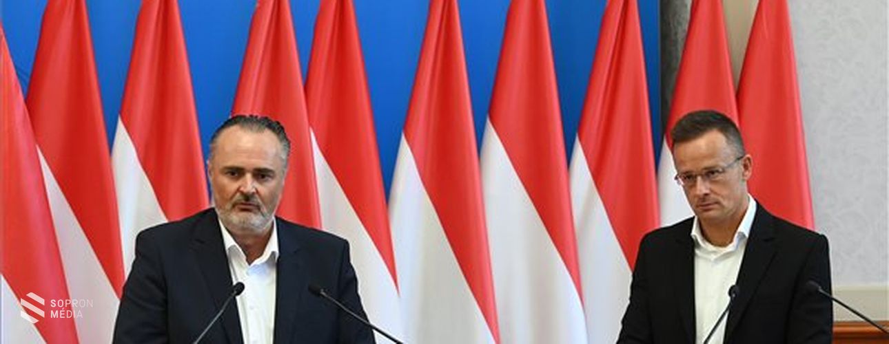 Szijjártó: Magyarország szoros együttműködésre törekszik Ausztriával és azon belül Burgenlanddal