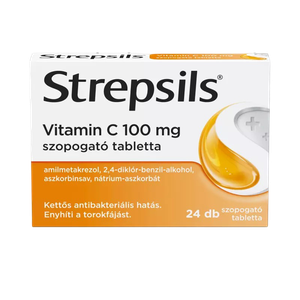 Strepsils Vitamin C 100 mg szopogató tabletta (24x) termék kép