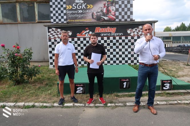 Bősze Péter, Tóth Zsombor és Csiszár Szabolcs (balról)