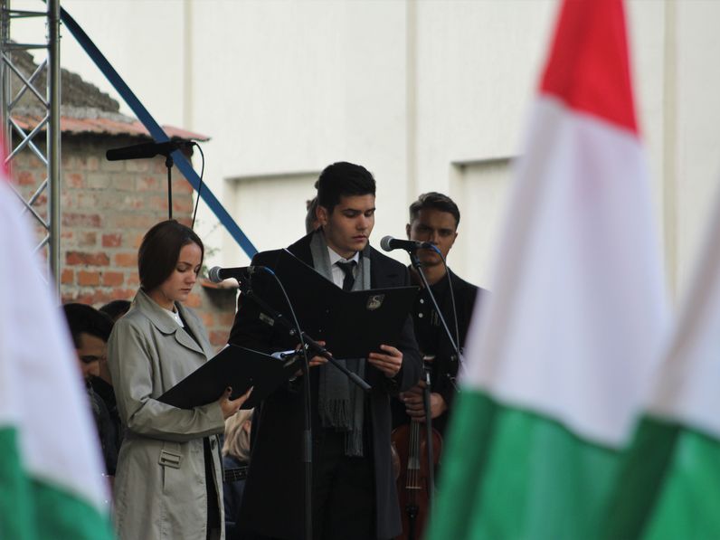 Az aradi vértanúk emléke előtt tisztelgett a város