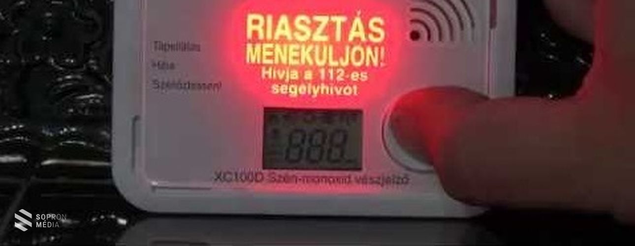 A szén-monoxid érzékelő életet menthet! 