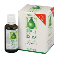 Béres Csepp Extra belsőleges oldatos cseppek (4x30ml)
