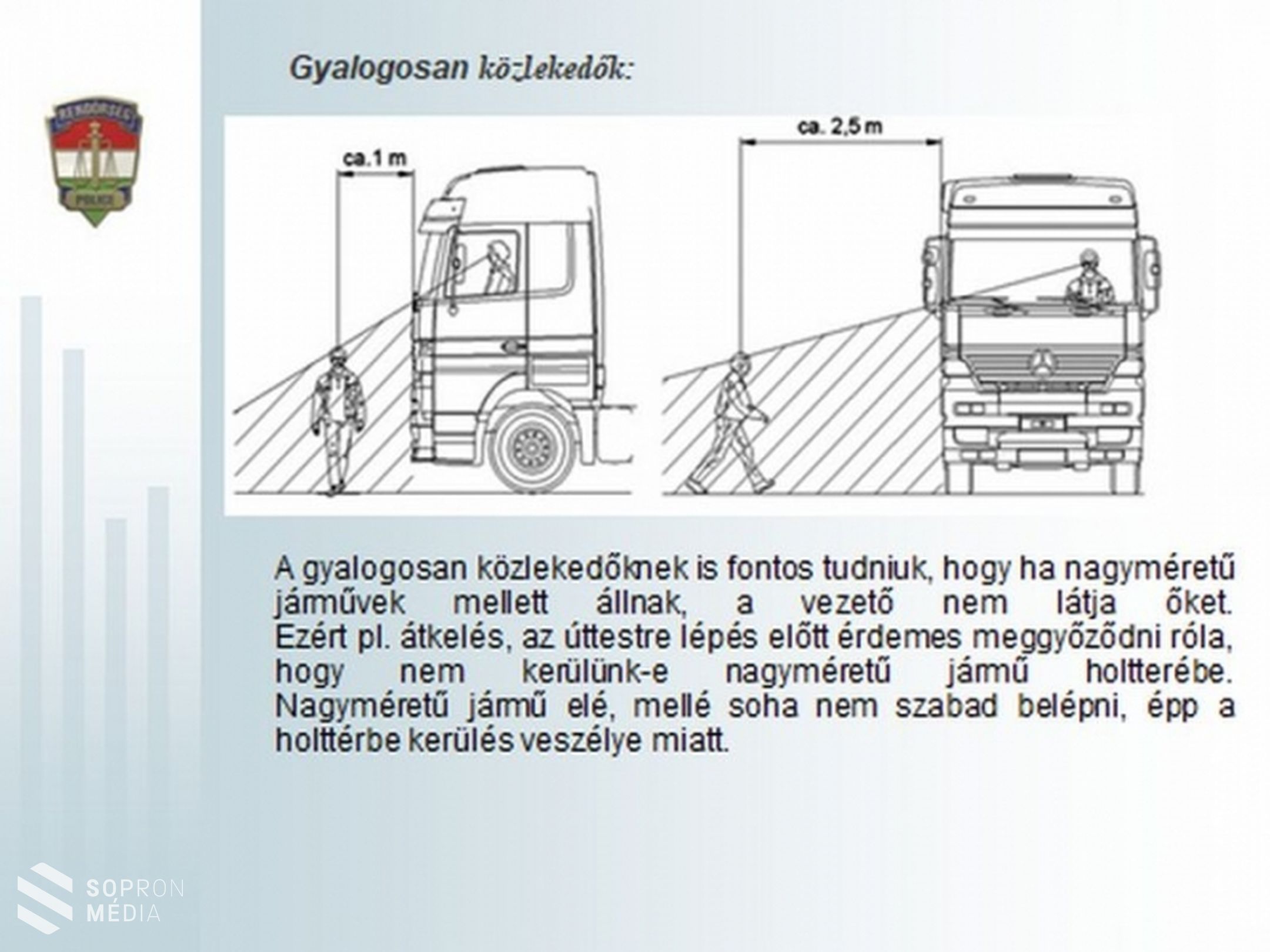 Kétszer is teherautó gázolt Sopronban szerdán