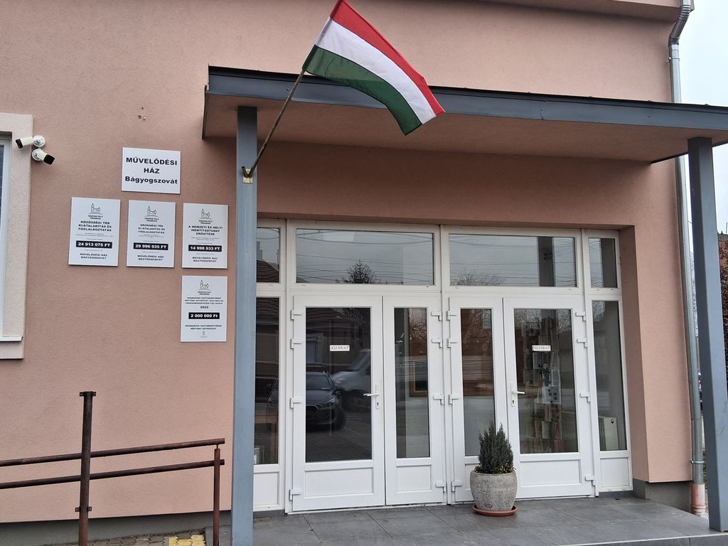 Bágyogszovát, Művelődési Ház homlokzatfelújítási munkái (MFP-ÖTIK/2021 kódszámú pályázati kiírás keretében)