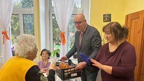 Húsvéti adományban részesültek a Soproni Szociális Intézmény ellátottjai