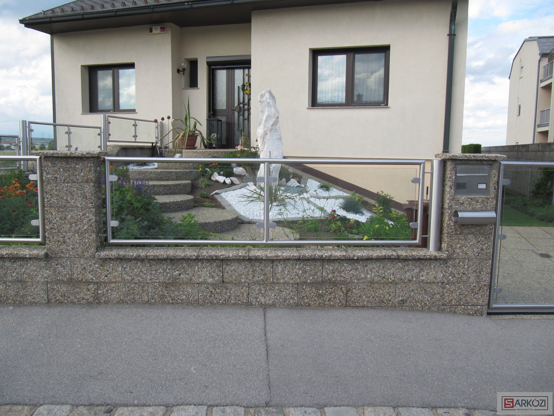 Edelstahl Zaun 12