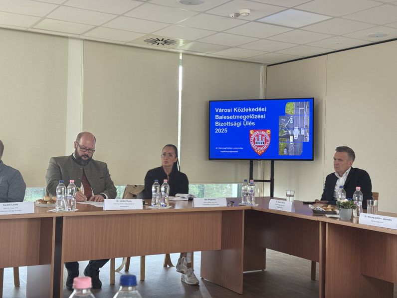 Ülést tartott a Városi Közlekedési Balesetmegelőzési Bizottság a Soproni Rendőrkapitányságon