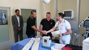 Nagy összegű adomány a Soproni Gyógyközpontnak a mozdonyvezetőktől