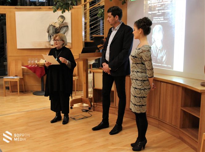 Jávorszky Edit okl. pszichológus, ny. egyetemi docens a megnyitón