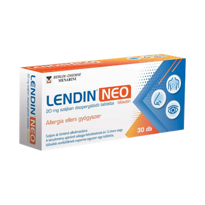Lendin NEO 20 mg szájban diszpergálódó tabletta (30x) termék kép