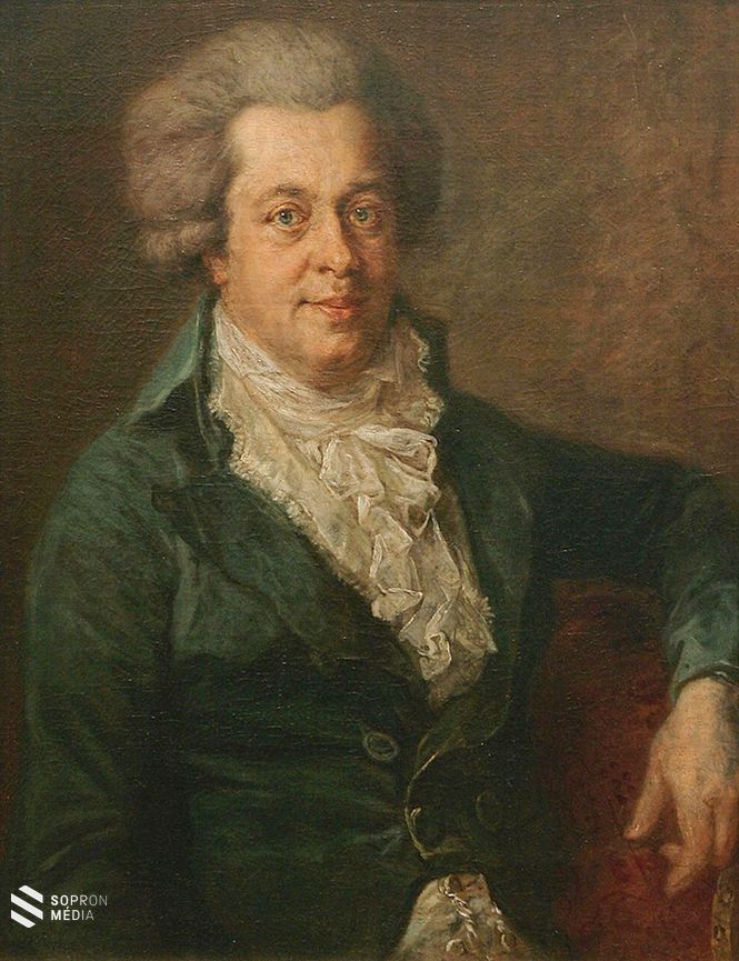 Georg Edlinger festménye Mozartról, 1790.  