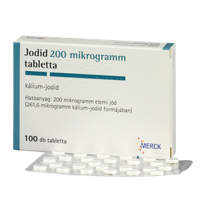Jodid 200 mikrogramm tabletta (100x) termék kép