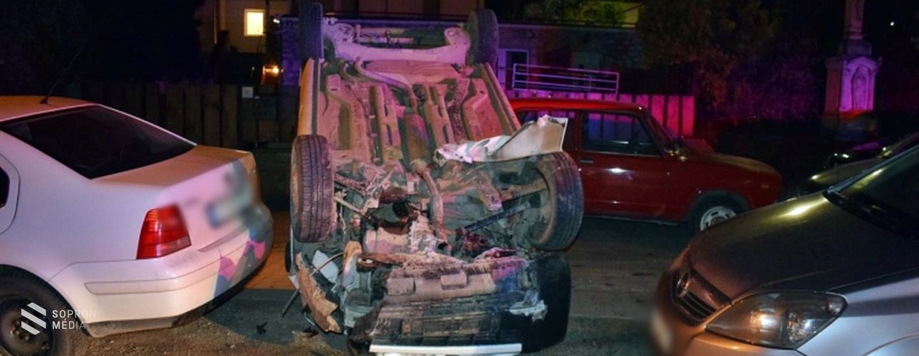 A gyanú szerint ittasan vezetett a balesetet okozó sofőr Fertőrákoson
