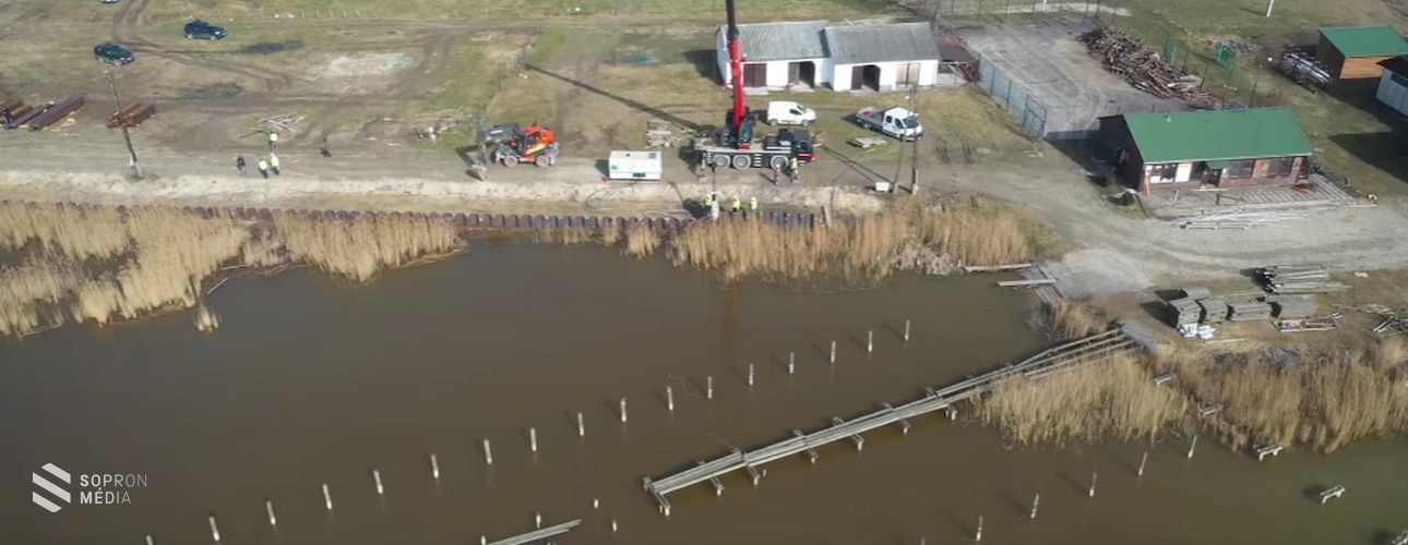 Készül az utánpótlás vitorlázók kikötője a Fertő-parton 