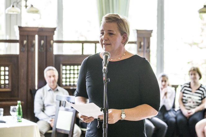 Dr. Tóth Zsuzsanna, a Magyar Vöröskereszt Győr-Moson-Sopron Megyei Szervezetének elnöke