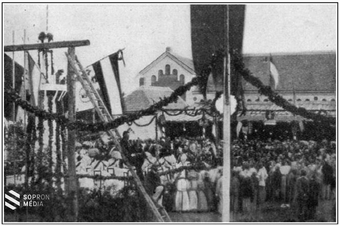 A tornacsarnok felavatása 1867-ben