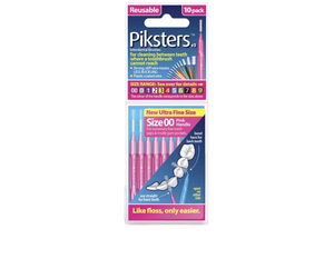 Piksters fogkőztisztító pink/rózsaszín 00 kefe (10x) termék kép