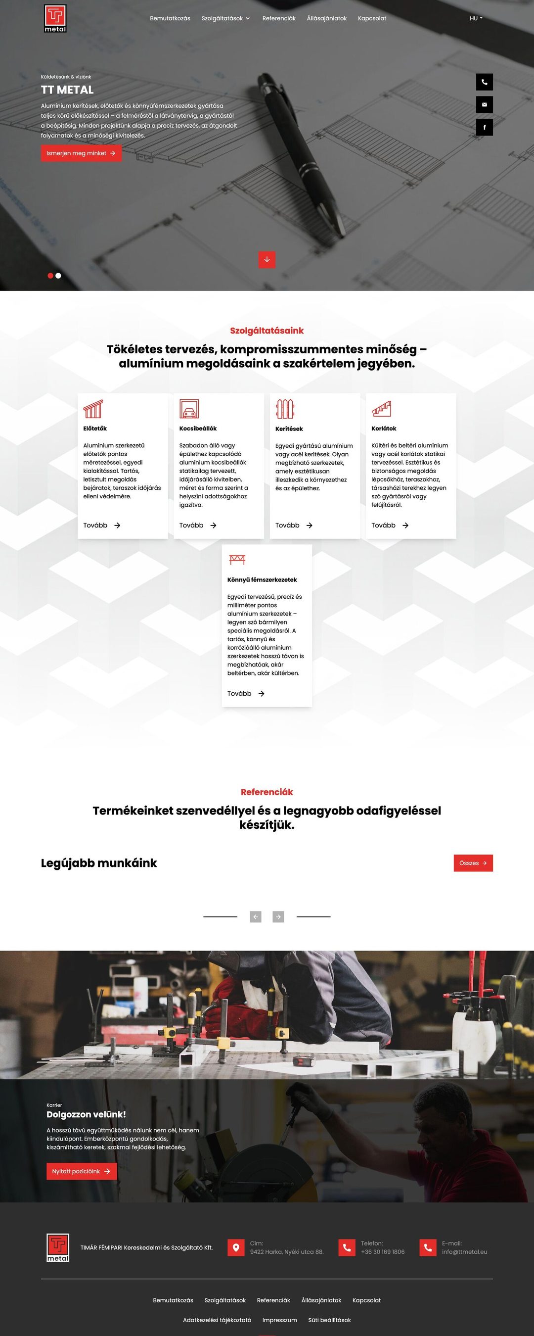 TT Metál – nyitóoldal