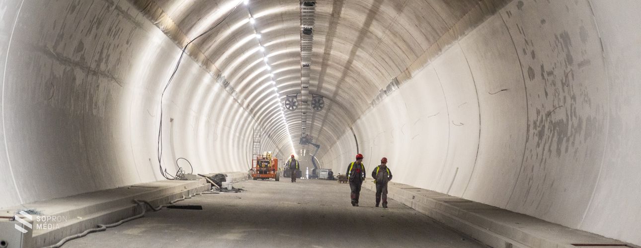 Újabb mérföldkőhöz érkezett a soproni alagútpár építése