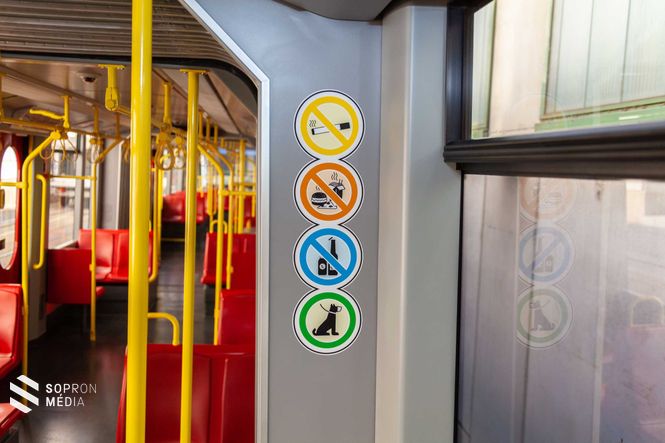 Piktogramok az U6-os metrón 