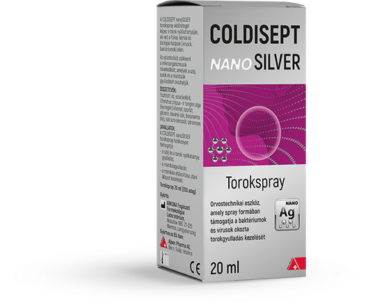 Coldisept NanoSilver torokspray (20ml)