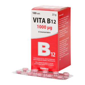Vita B12 1000 mcg szopogató tabletta VITABALANS (100x) termék kép