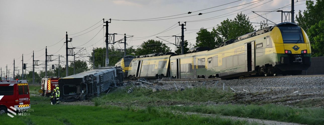 Súlyos vonatbaleset Alsó-Ausztriában