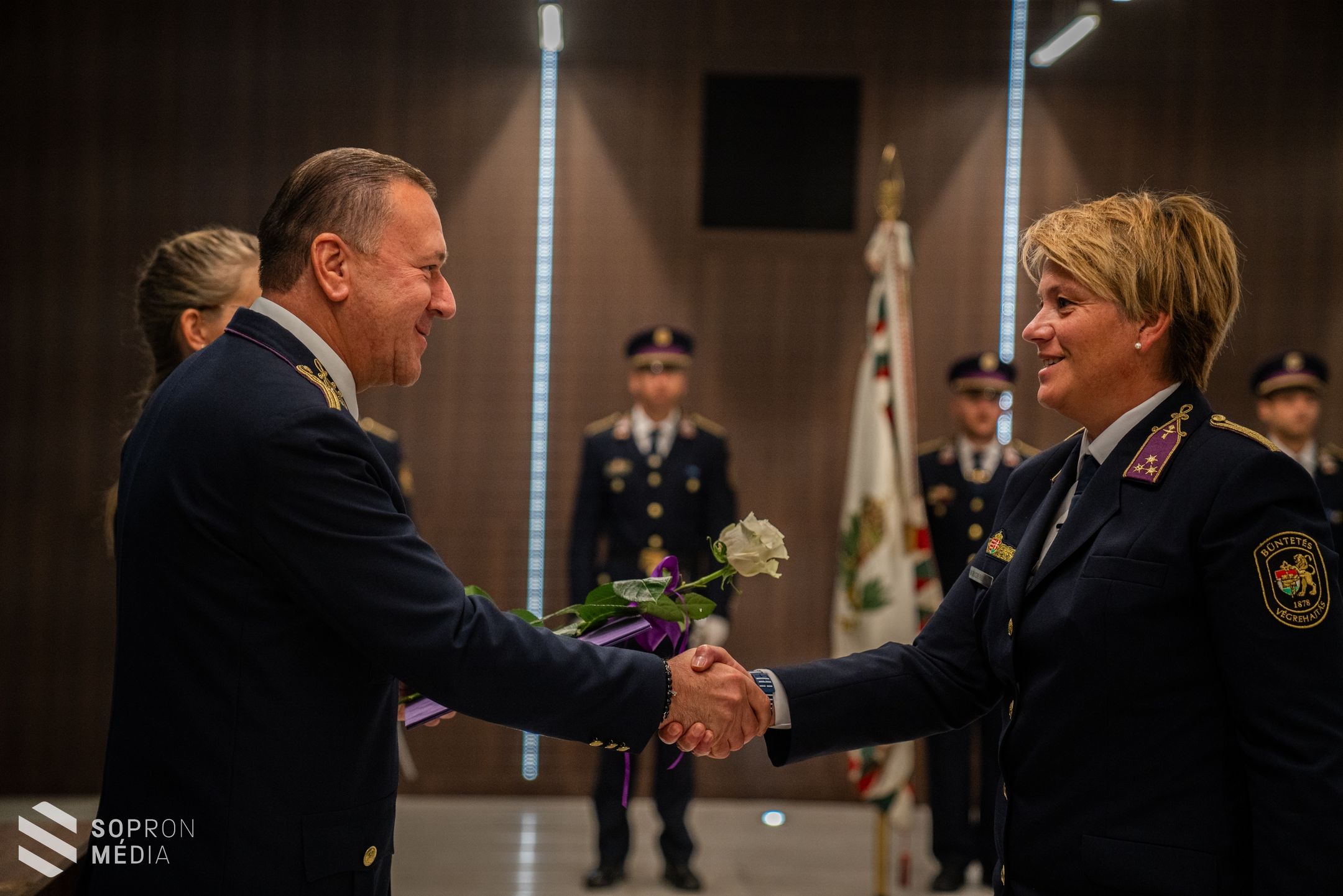 Adorján-napi elismeréseket vehettek át a Sopronkőhidai Fegyház és Börtön munkatársai