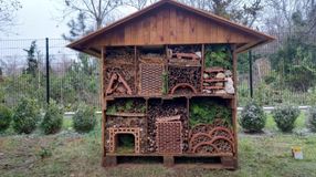 Rovarhotel a Lenck-villában