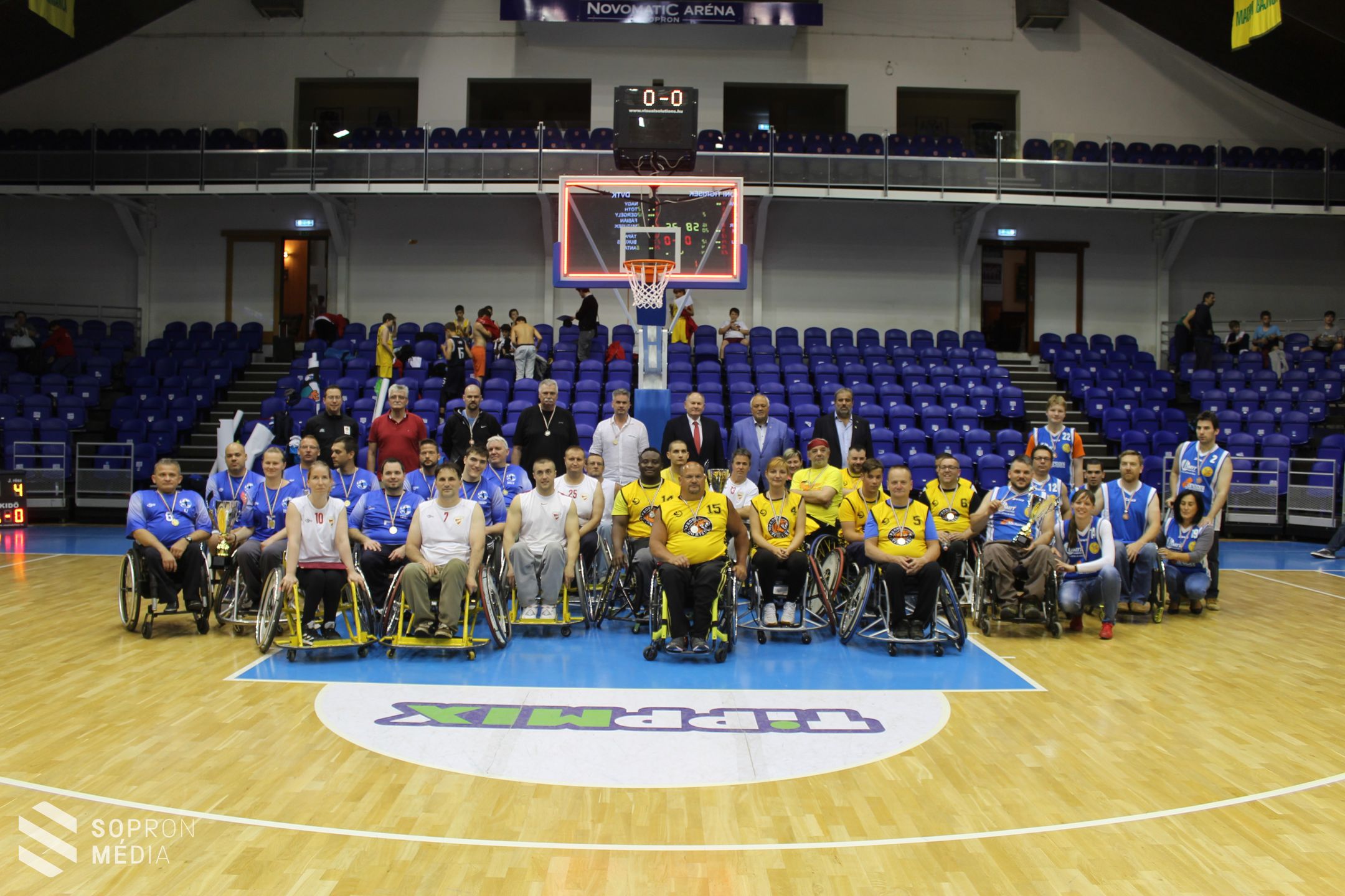 Bajnoki dobogón végeztek a soproni kerekesszékes kosárlabda csapatok