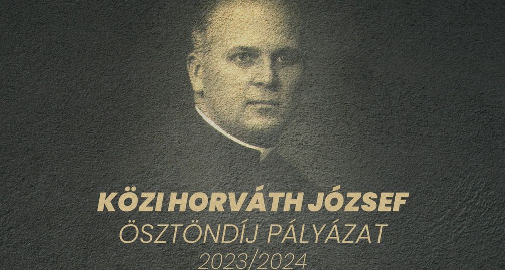 Közi Horváth József Ösztöndíj pályázat
