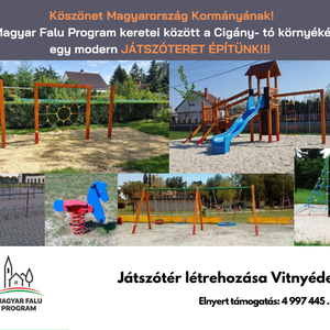 Magyar Falu Program - Játszótér kialakítása