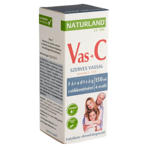 Naturland Vas+C szirup (150ml) termék kép