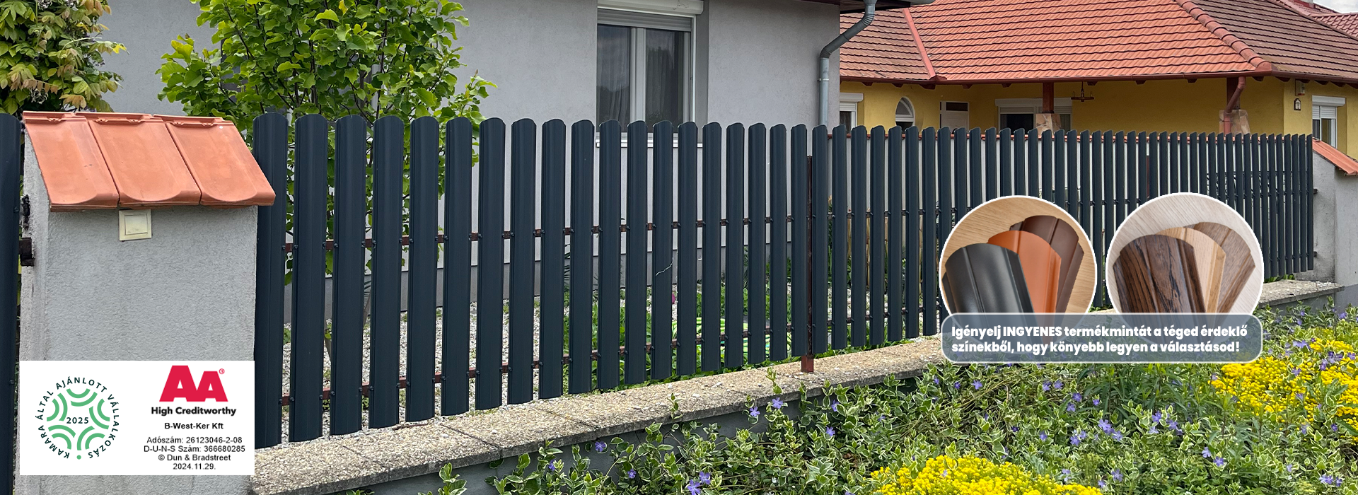Wir bieten eine große Auswahl an Farben für unsere eigene Produktion von gebogenen Zaunlatten aus Stahl!!