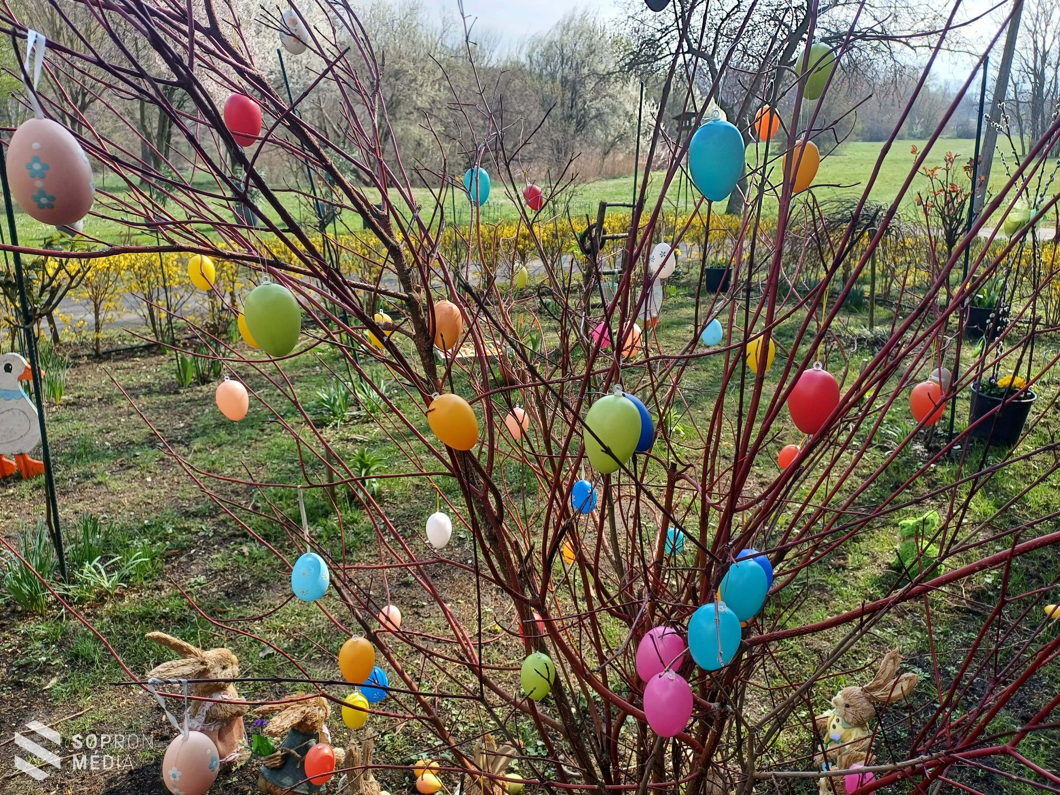 Húsvéti mesevilággá változott a Herbszt Zoltán sétány