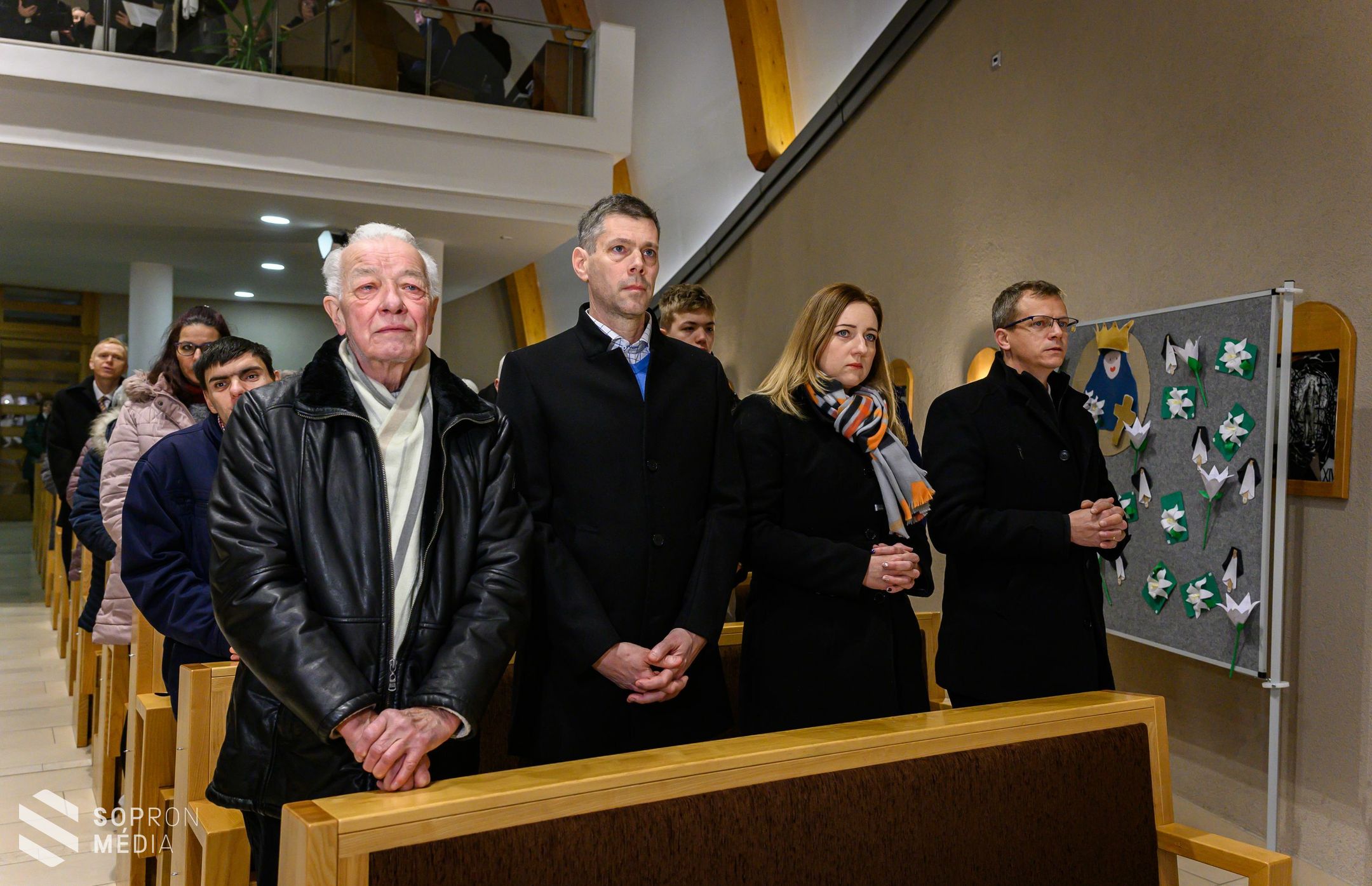 Búcsú a Szent Margit-templomban