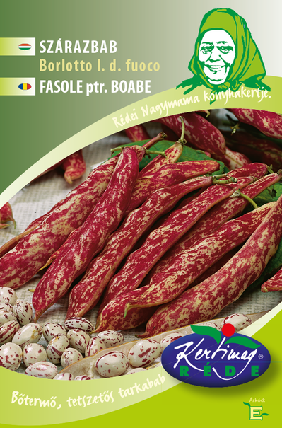 Étkezési tarkabab Lingua di Fuoco 50 g