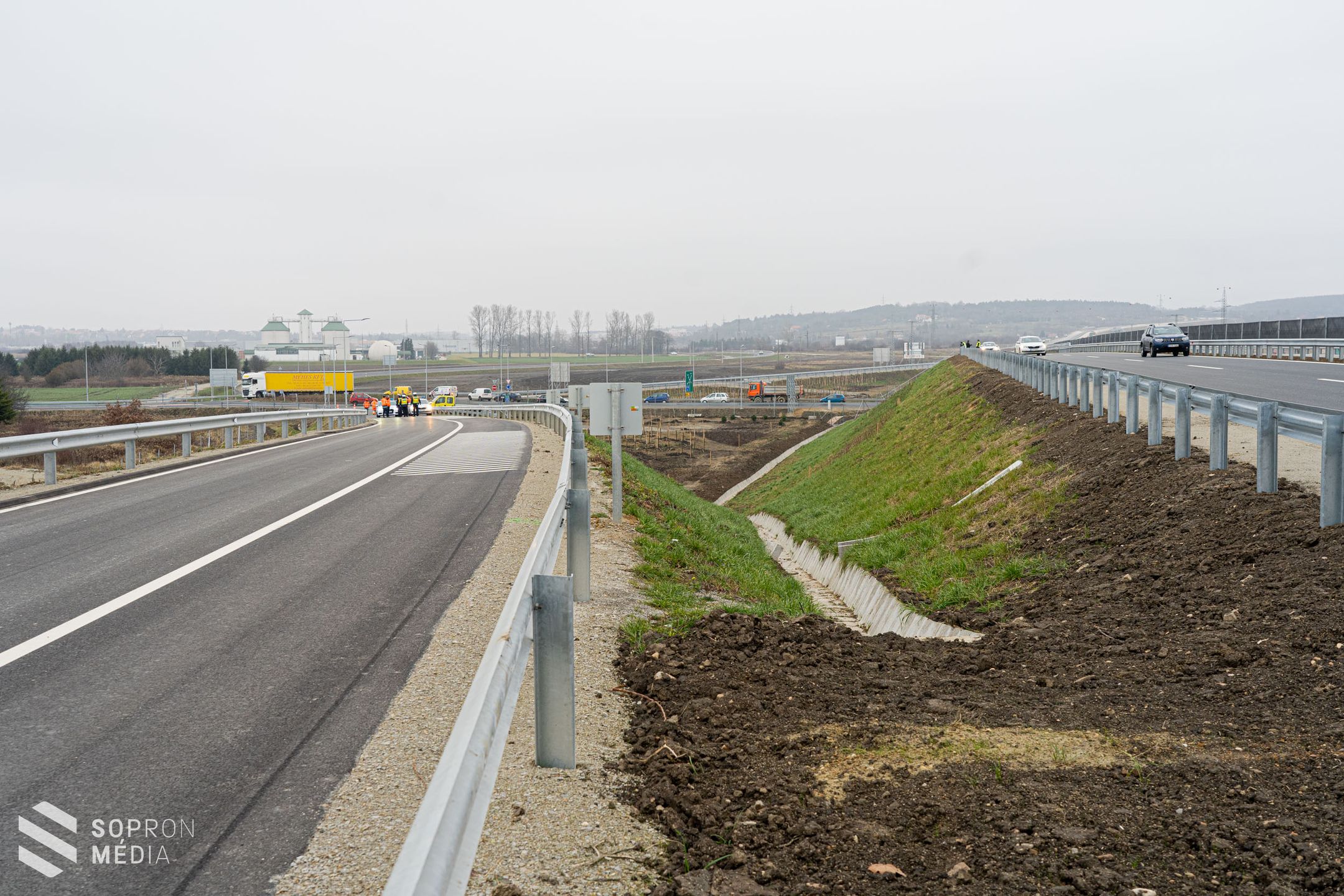 Elkészült az M85-ös gyorsforgalmi út Sopron és Csorna közötti szakasza
