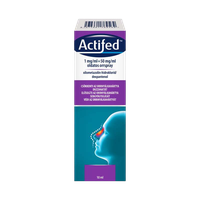 Actifed 1 mg/ml + 50 mg/ml oldatos orrspray (1x10ml)