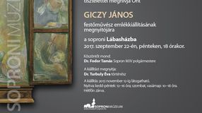 Oh, a szárnyas idő... - Giczy János festőművész emlékkiállítása
