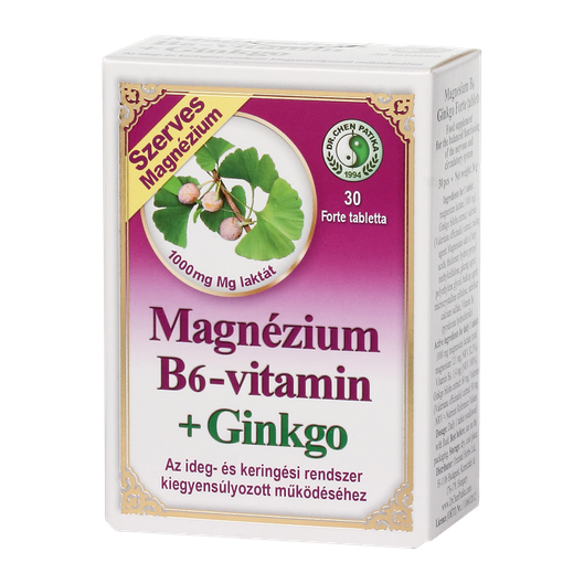 Mg B6 Ginkgo Forte tabletta DR.CHEN (30x)