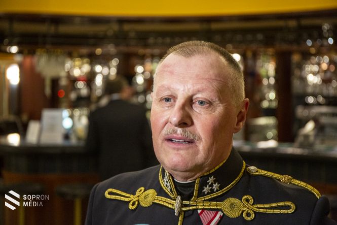 Grubits Róbert, a Soproni Huszár Hagyományőrző Egyesület elnöke