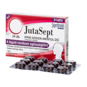 JutaVit Jutasept szopogató tabl.Eper-Szeder-Mentol (24x) termék kép