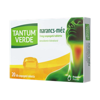 Tantum Verde narancs-méz 3mg szopogató tabletta (20x buborékcsomagolásban)