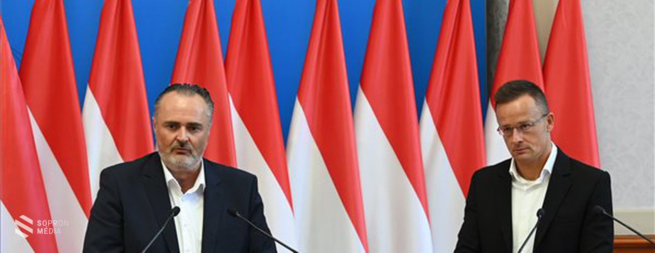 Szijjártó: Magyarország szoros együttműködésre törekszik Ausztriával és azon belül Burgenlanddal