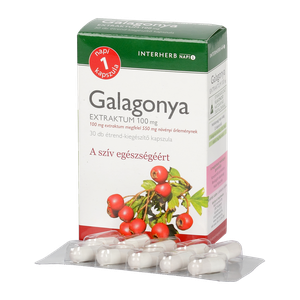 Galagonya extraktum kapszula INTERHERB (30x) termék kép
