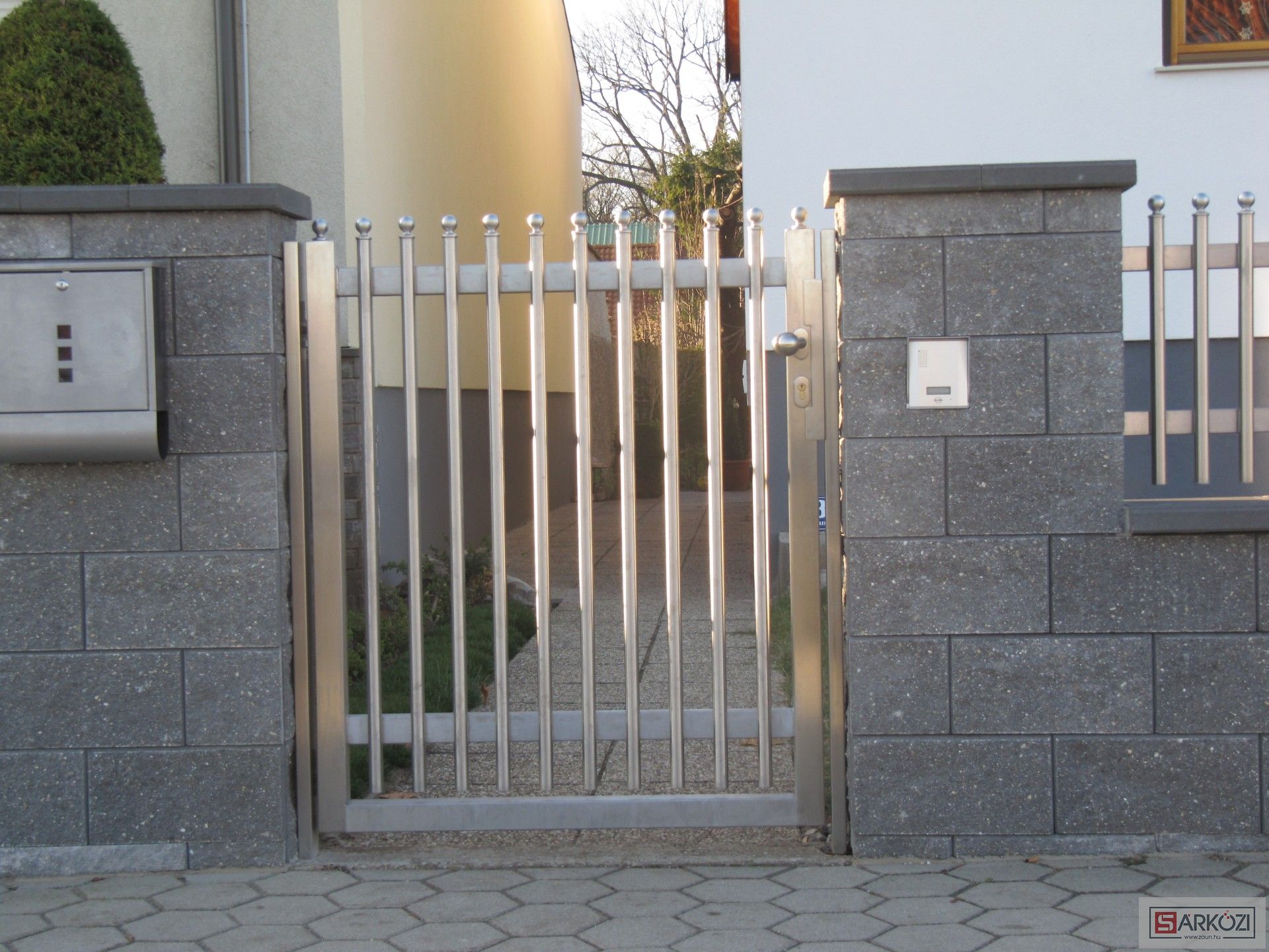 Edelstahl Zaun 03