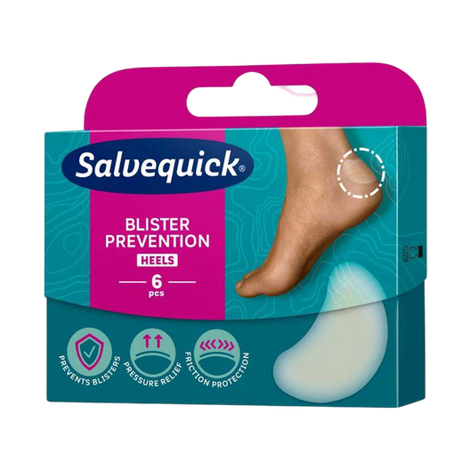 Salvequick hólyag és horzsolás sebtapasz sarokra (6x)