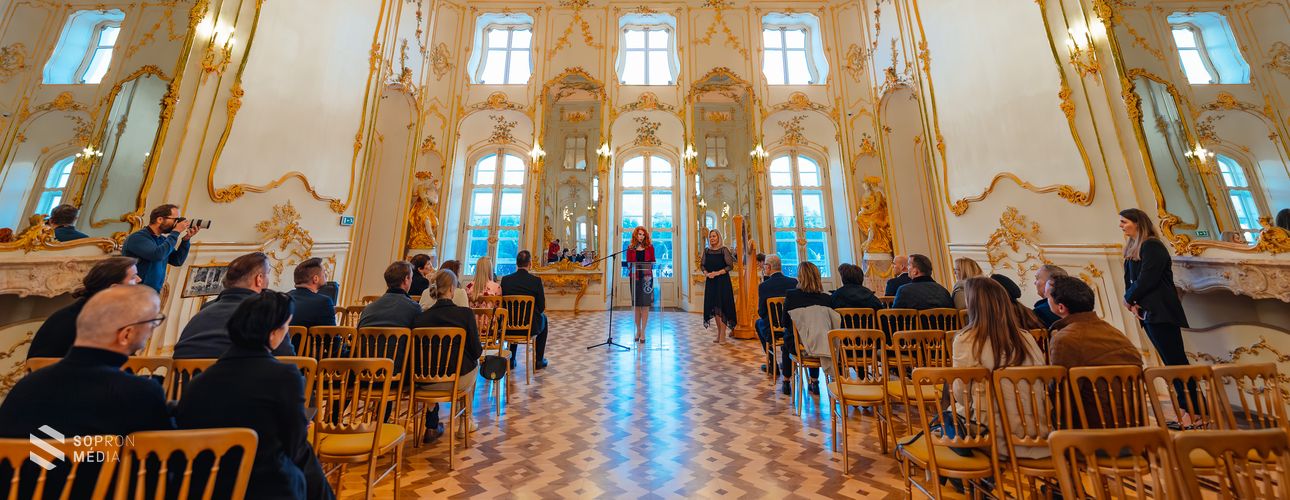 Fénybe borult az Esterházy-kastély parkja – fénykiállítást nyitottak az udvarban